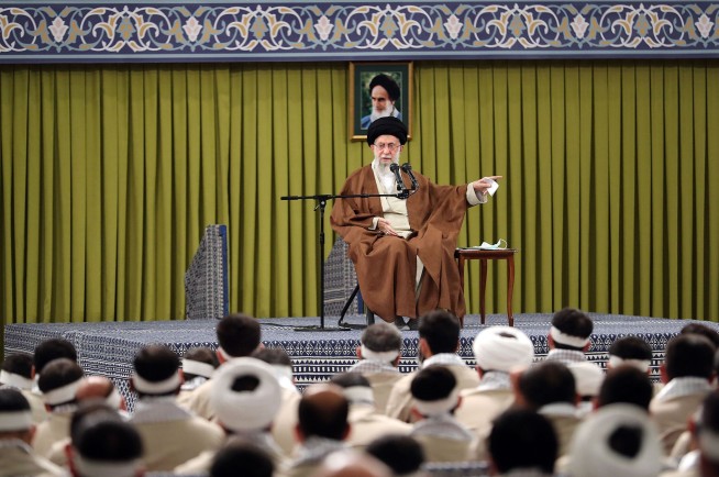 Iran leader praises force tasked with quashing protests