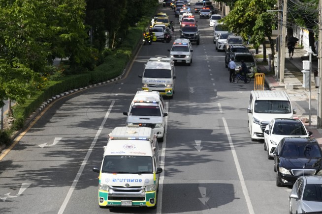 Bodies of the children and teachers who died in a Thai school bus fire return home for funeral