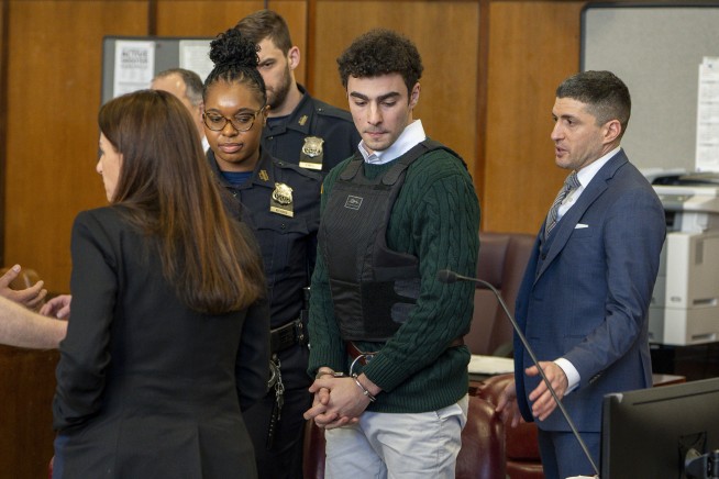 A heart-shaped note was found in socks bound for Luigi Mangione