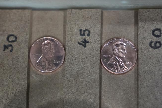 US Mint presses final pennies as production ends after more than 230 years