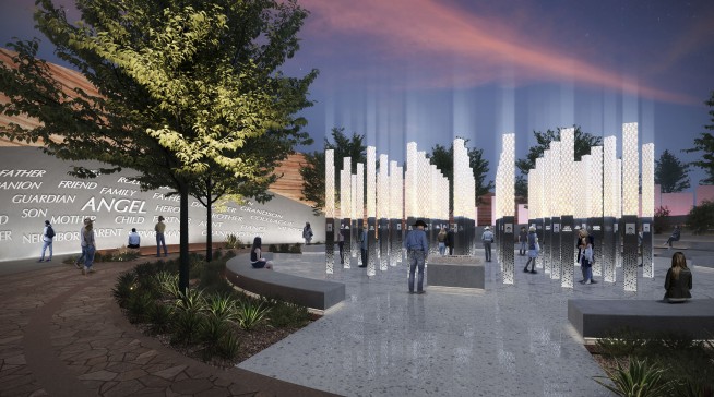 Design approved for memorial to the victims and survivors of the 2017 Las Vegas mass shooting