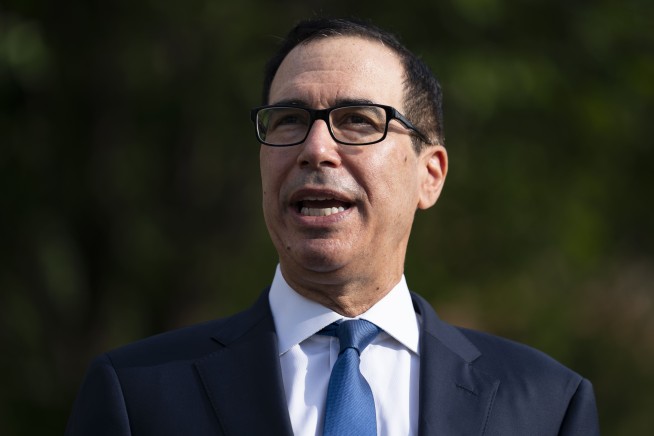 Mnuchin, Pelosi talk virus relief; GOP slashes jobless aid