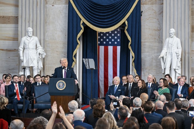 Trump sets out to erase Biden's legacy with pardons and orders immediately after taking office