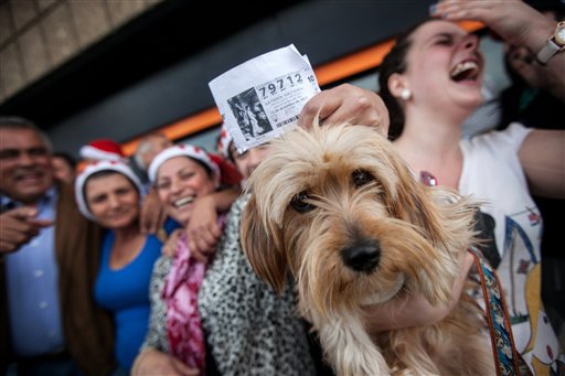 Recession-hit Spain holds huge Christmas lottery