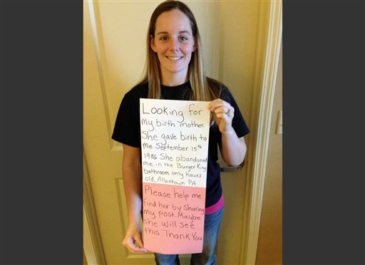 Burger King Baby finds birth mom, feels 'pure joy'