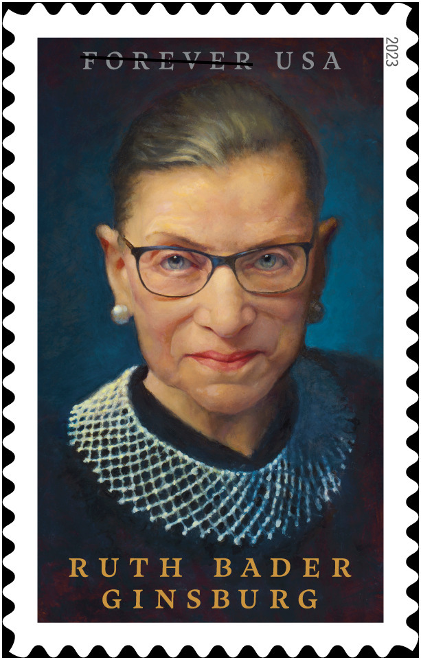 USPS honoring late Justice Ruth Bader Ginsburg with stamp