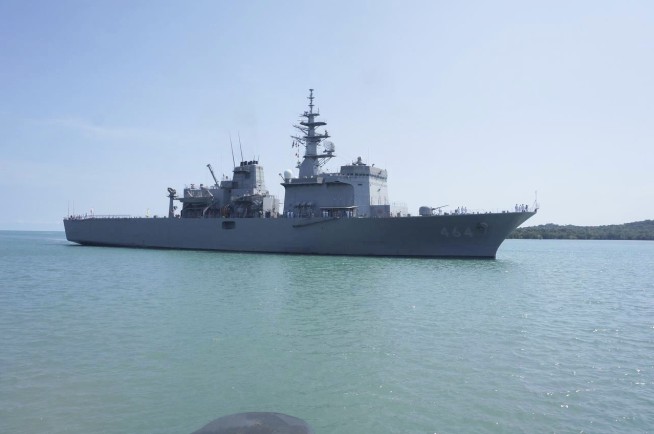 Cambodia welcomes Japanese navy ships to naval base that US suspects is for China's special use