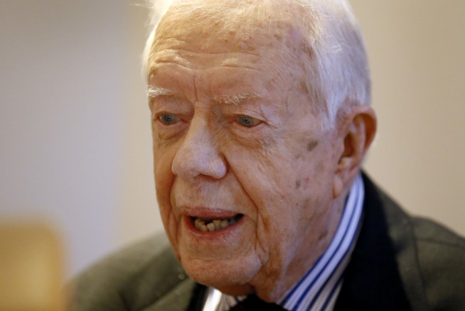 Jimmy Carter is being mourned in his tiny hometown and around the world