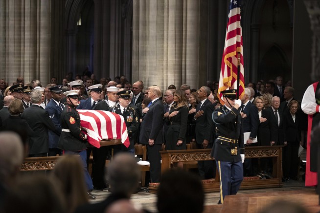 In salute to Bush, a nod to passing of 'greatest generation'