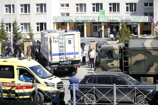 Russian officials: School shooting in Kazan kills 8 people