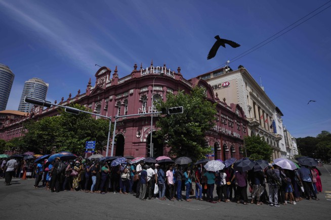 Sri Lankan president flees the country amid economic crisis