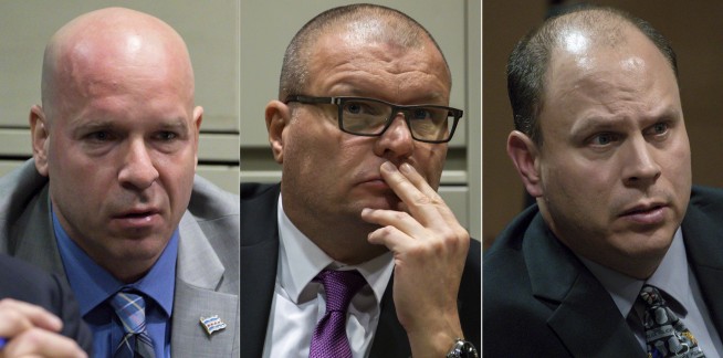 The Latest: Van Dyke barely reacts to prison sentence