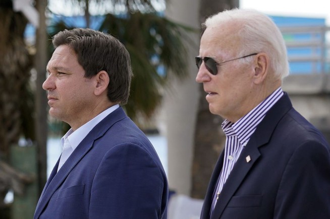 Biden tells Idalia's Florida victims 'your nation has your back.' DeSantis rejects meeting with him