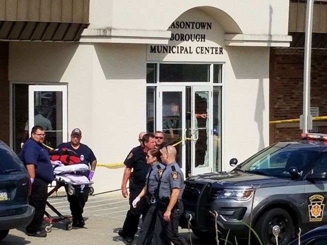 The Latest: Police killed gunman who shot at them, others