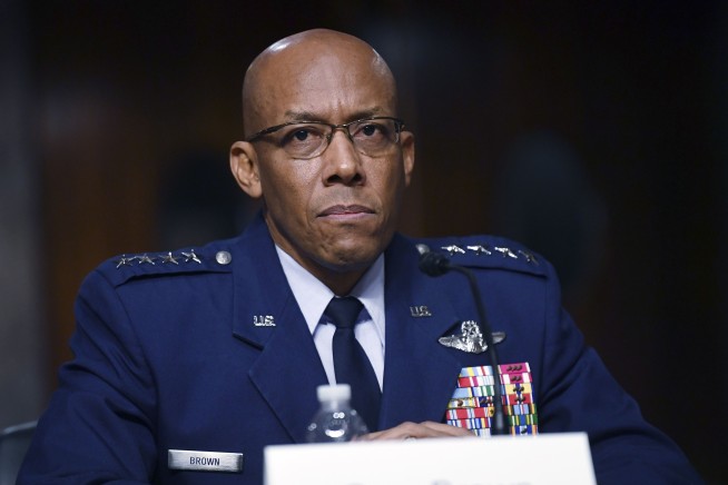 Senate confirms first black service chief in unanimous vote