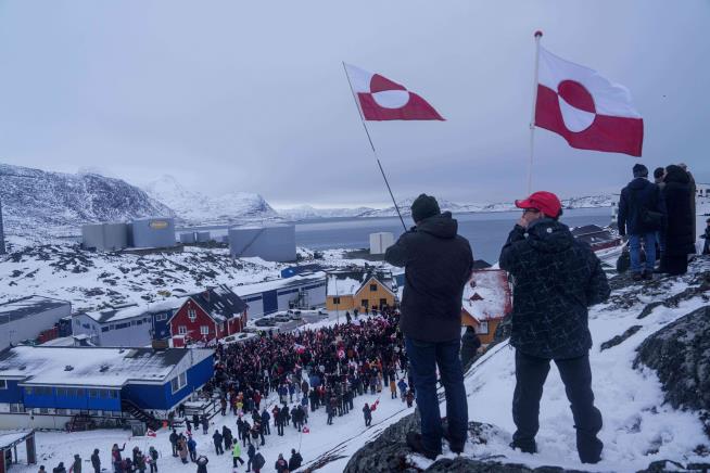 Thousands march in Greenland to support Arctic island in the face of Trump's threats to take it over