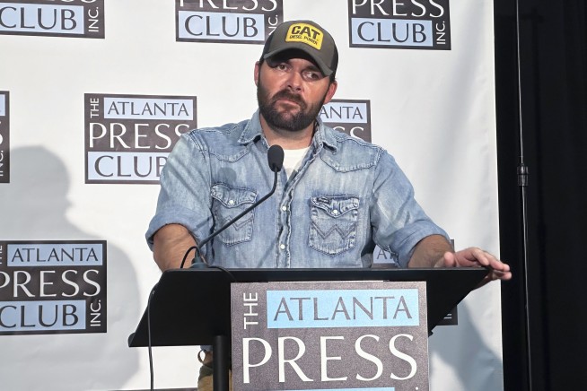 Georgia Republican convicted in Jan. 6 riot walks out during televised congressional primary debate