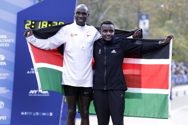 Jepkosgei wins NYC in 1st marathon, Kamworor takes men's