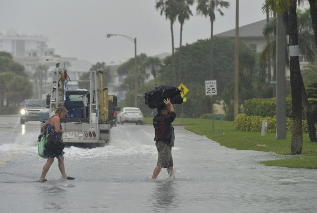 Tropical Storm Eta dumps blustery rain on Florida west coast