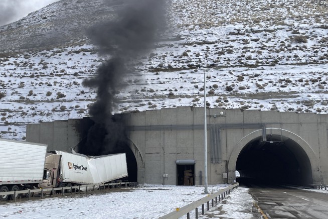 Investigators find 3rd victim from fiery Wyoming highway tunnel crash