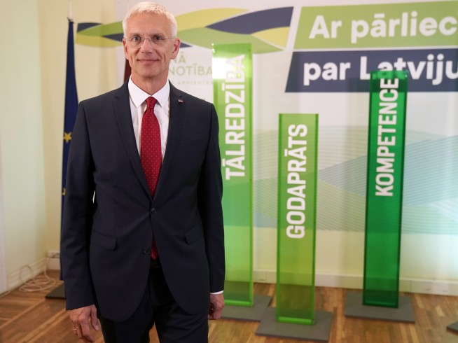 Latvian premier's center-right party wins national election