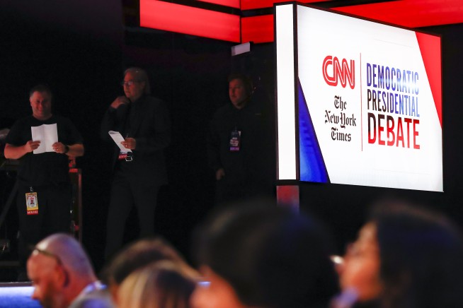 The Latest: 4th Democratic presidential debate kicks off