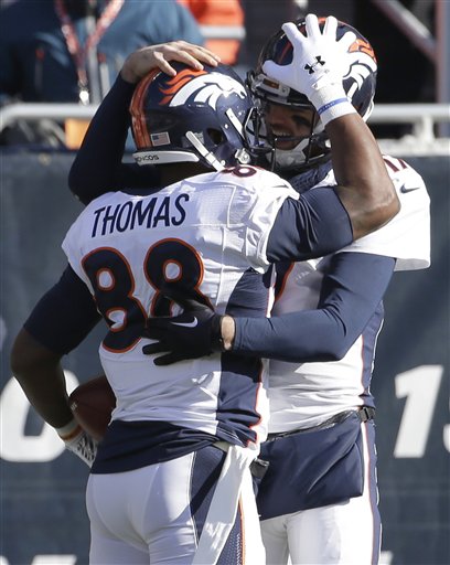 Latest from the NFL: Brock Osweiler wins his first NFL start