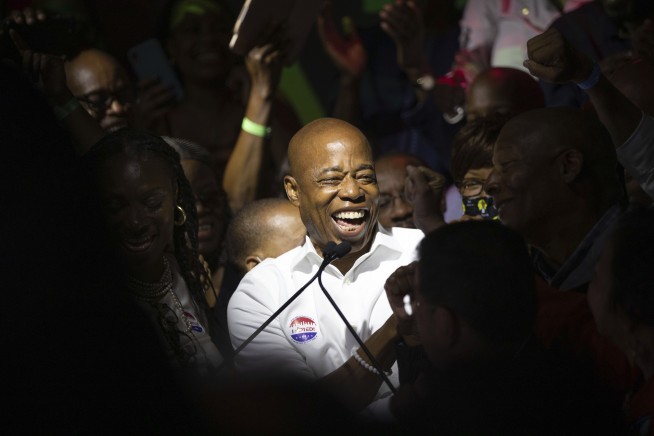 Eric Adams wins Democratic primary in NYC’s mayoral race