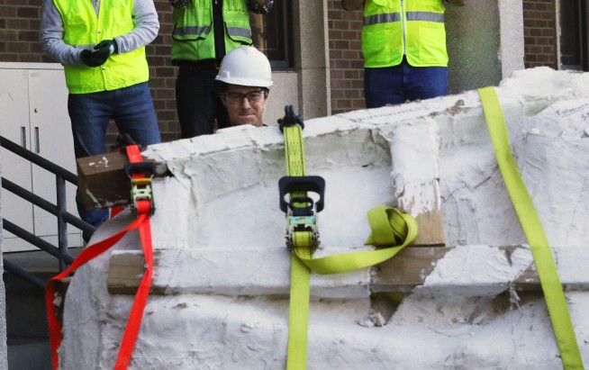 Rare Tyrannosaurus rex skull arrives at Seattle museum
