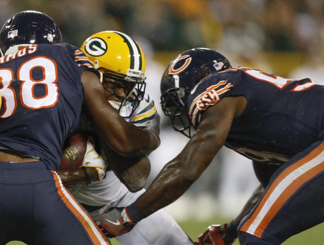 NFL suspends Bears LB Trevathan 2 games for hit on Adams