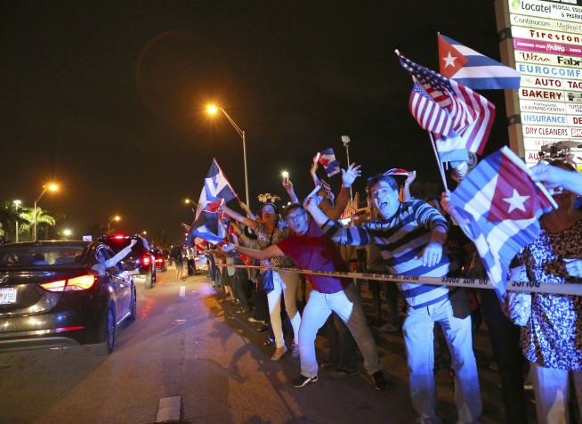 Cubans in Miami: Revelry and reflection after Castro's death