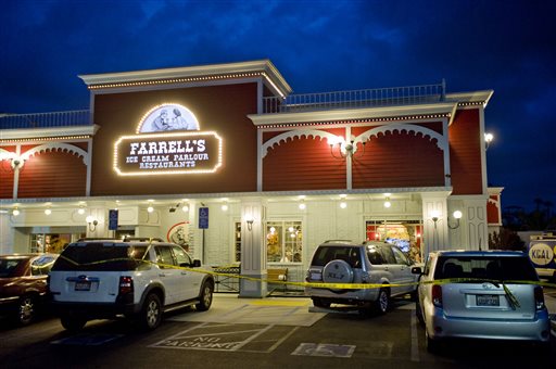 SUV rams people at ice cream shop; 1 dead, 6 hurt