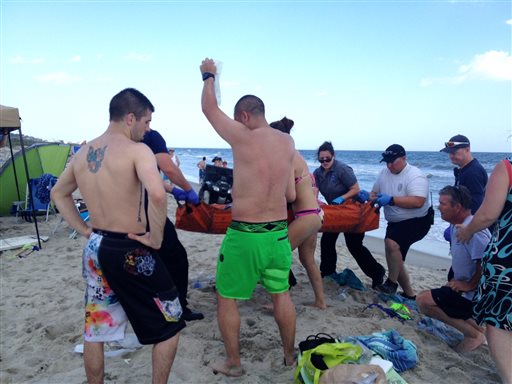 2 teens are severely injured in shark attacks in N. Carolina