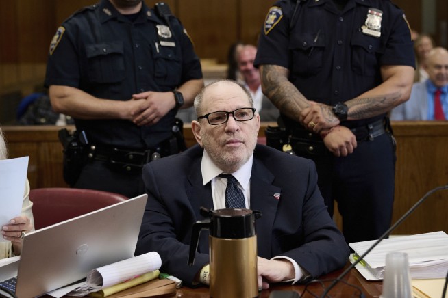 Weinstein accuser insists in tearful outburst: 'He did that to me'