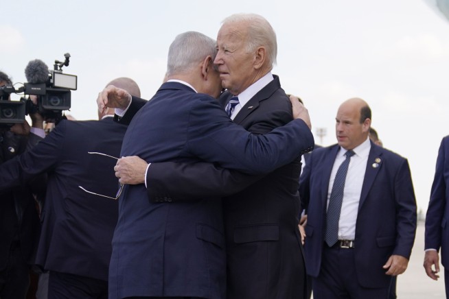 President Biden wraps up his visit to wartime Israel with a warning against being 'consumed' by rage