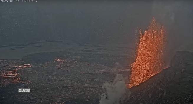 Hawaii's Kilauea volcano is spewing lava once again