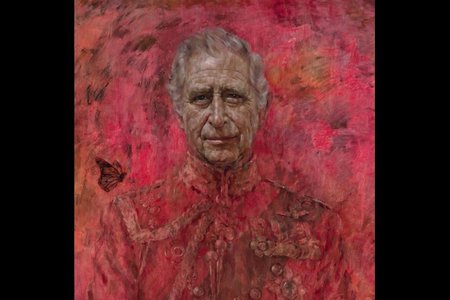 King Charles III unveils his first official portrait since his coronation