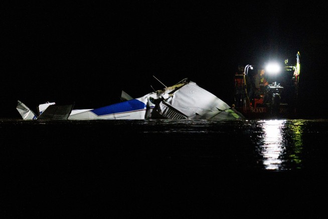 Small plane hit power line before crashing into the Platte River in Nebraska