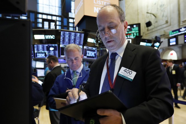 Markets Right Now: Banks, tech drive gains for stock indexes