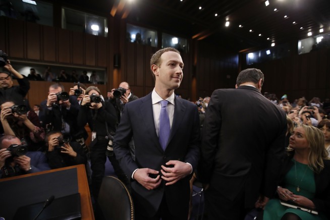 The Latest: Facebook 'working with' Mueller on Russia probe