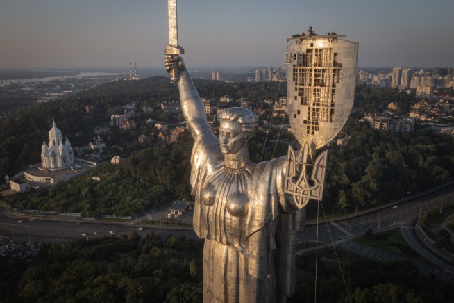 Russia unleashes missile and drone strikes against Ukraine, retaliating for an attack on a tanker