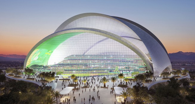 A's release renderings of new Las Vegas domed stadium that resembles famous Sydney Opera House