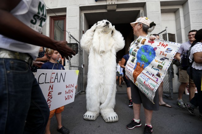DNC steps off in Philadelphia with huge protests, high temps
