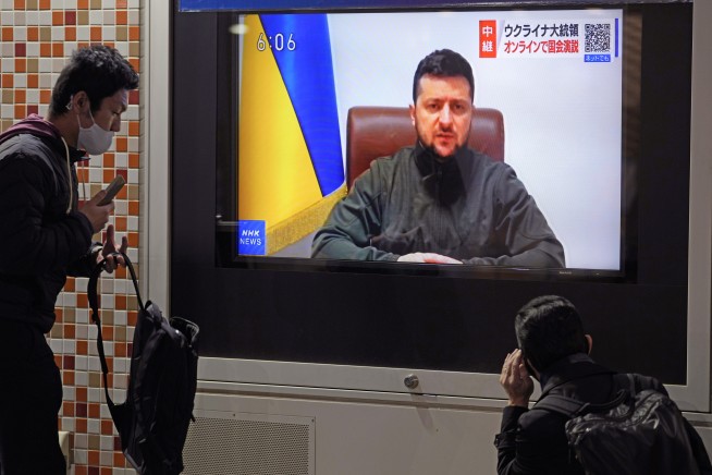Zelenskyy appeals to Japan for more sanctions against Russia