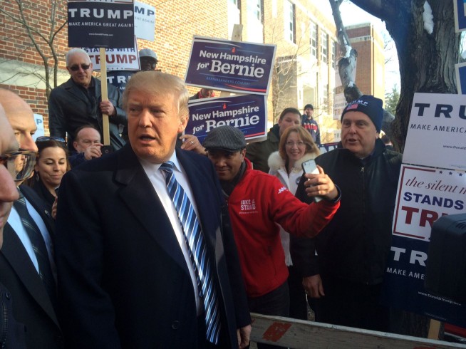 Trump, Sanders look to emerge from New Hampshire with wins