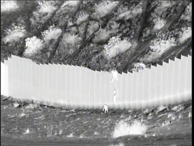 A ghostly set of images, and a glimpse of border danger