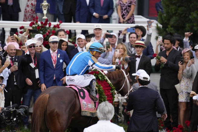 Kentucky Derby winner Mage will run in the Preakness at Pimlico on May 20