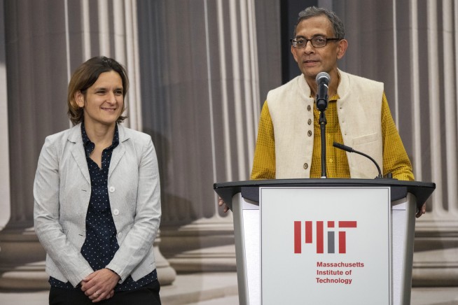 The Latest: Juggling marriage, kids and Nobel-winning work