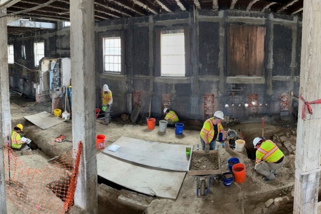 Archaeologists unearth foundation of 1760s schoolhouse for Black children