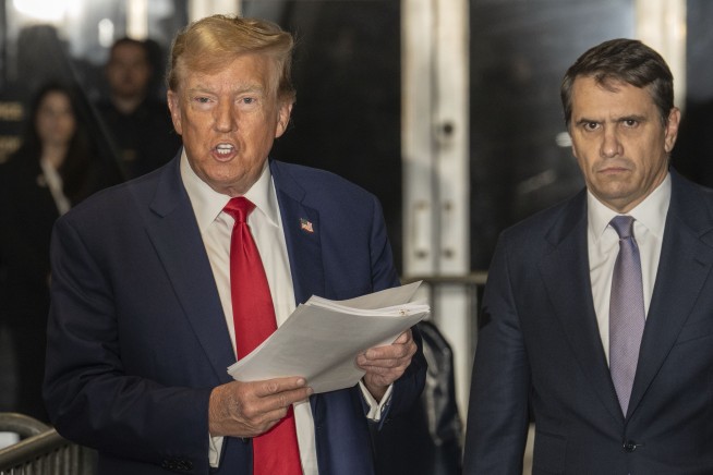 The Latest | Prosecutors likely to call just 2 more witnesses in Trump's hush money case